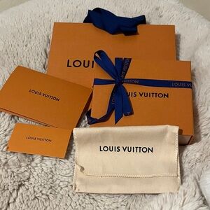Louis Vuitton Small Dustbag, Sleeve, Box and Shopping Bag